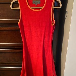 Knitted a-line dress